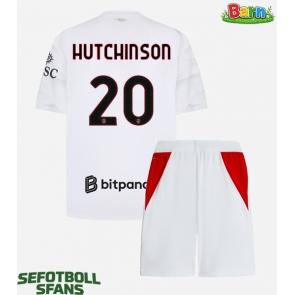 AC Milan Omari Hutchinson #20 Bortaställ Barn 2026-27 Kortärmad (+ Korta byxor)